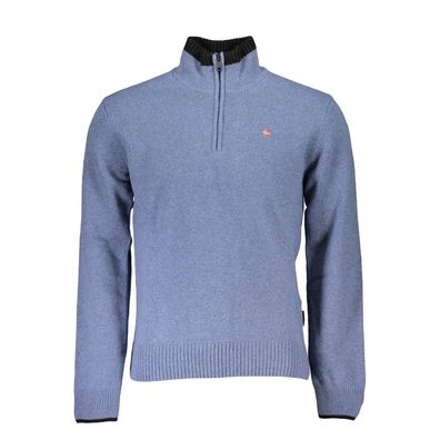 Napapijri Blue Tessuto Men Sweater