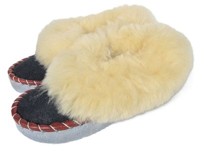 Lammfell Warme Hausschuhe Gr.30 NEU, Schaffell / Leder Handarbeit (1.25)