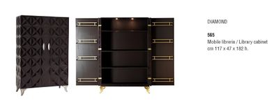 Bücherschrank Schränke Bücherregal Wohnwand Wohnzimmer Wand Regal Design Regal