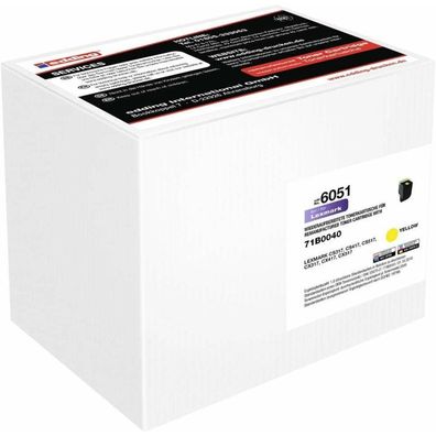 edding EDD-6051 gelb Toner ersetzt Lexmark 71B0040/71B20Y0