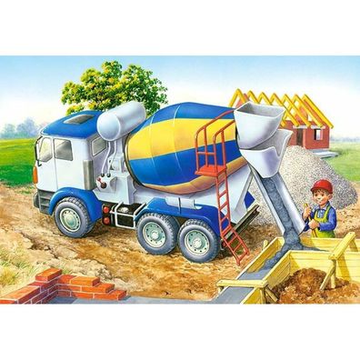 Castorland Puzzle Dominant auf der Baustelle 60 Teile