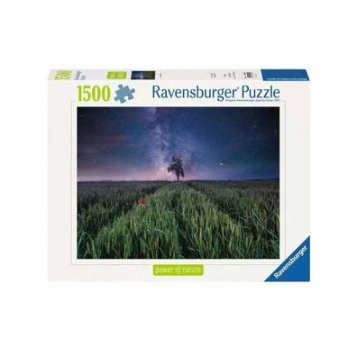 Power of Nature Puzzle Nachthimmel über dem Kornfeld (1500 Teile)