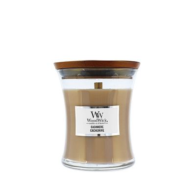 WoodWick Cashmere Duftkerze mit Holzdocht 275 g