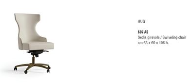 Design Lehnstuhl Luxus Sessel Stuhl Leder Drehbarer Club Polster Büro Neu Lounge