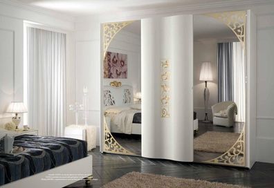 Schränke Italien Kleiderschrank Schrank Luxus Schwebetüren Design Holz Modern