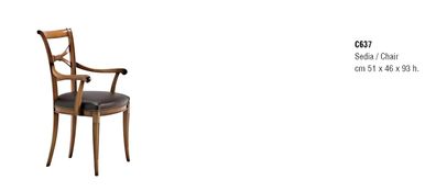 Esszimmer Stühle Holz Luxus Sessel Stuhl Braun Stühle Wohnzimmer Möbel Italien