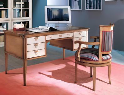 Esszimmer Stühle Luxus Sessel Stuhl Holz Braun Lehnstuhl Wohnzimmer Möbel Neu