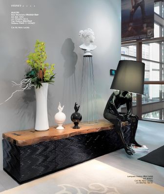 Wohnzimmer Stehlampe Leuchte Steh Leuchten xxl Design Lampe Figur Skulptur Neu