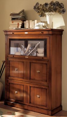 Aktenschrank Regal Echtholz Büro Schrank Regale Schränke Bücherschrank Massiv