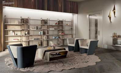 Bücher Regal Möbel Wohnzimmer Regale Wohnwand Wände Italienische Einrichtung