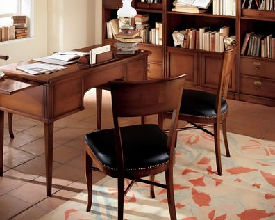 Esszimmer Stühle Luxus Sessel Stuhl Holz Braun Stühle Wohnzimmer Möbel Lehnstuhl