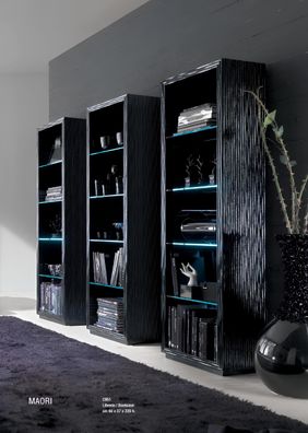 Wohn Zimmer Schränke Regale Bücher Schrank System Möbel Design Trenn Wand Regal