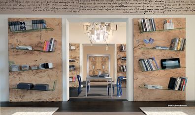 Design Trenn Wand Regal Wohn Zimmer Schränke Edelstahl Regale Bücher Schrank Neu