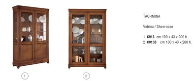 Wohnzimmer Schränke Design Schrank Möbel Glas Neu Vitrine 2 Tür Schrank Vitrinen