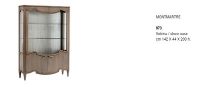 Italienische Einrichtung Vitrinen Glas Schränke Glasschrank Vitrine Barock Möbel