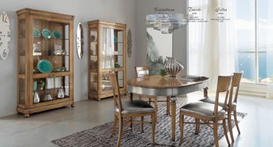 Stühle Wohnzimmer Esszimmer Lehnstuhl Polsterstuhl ohne Armlehne Luxus Sessel