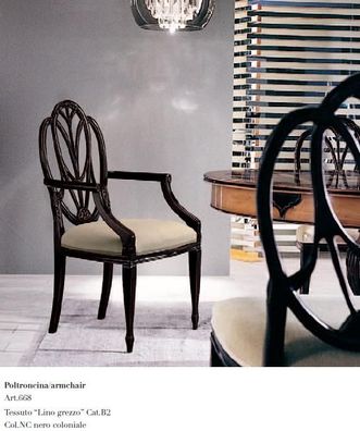 Ess Zimmer Textil Designer Stuhl Luxus Lehnstuhl Polster Stühle 1x Sessel Wohn