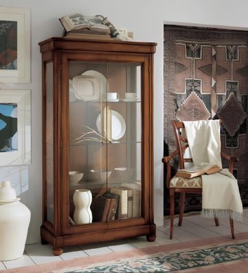 Wohnzimmer Anrichte Glas Schrank Vitrine Esszimmer Anrichte Holz Schränke Möbel