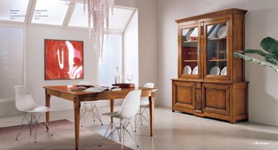 Massivholz Anrichte Wohnzimmer Sideboard Anrichte Bizzotto Vitrinen Möbel Neu