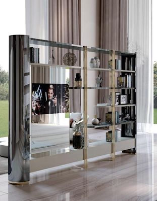 Tv Wand Design Bizzotto Wohnzimmer Regale Vitrine Schrank Möbel Design Wohnwand