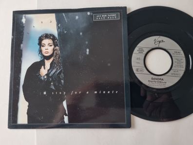 Sandra - Stop For A Minute 7'' Vinyl Europe Cardboard COVER
