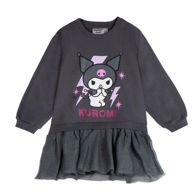 Hello Kitty Kuromi Mädchen Sweatshirt weich warm Baumwollmix Freizeit