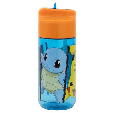 Pokemon Trinkflasche 430?ml mit Klappdeckel für Kinder und Fans