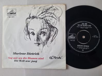 Marlene Dietrich - Sag mir wo die Blumen sind 7'' Vinyl Holland