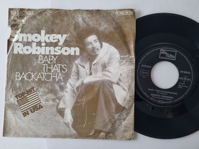 Smokey Robinson - Baby That's Backatcha 7'' Vinyl Germany/ BAD COVER!
