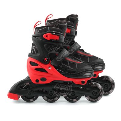 Spider-Man Kinder Rollschuhe mit LED – 3in1 Inline Skates für Jungen & Mädchen