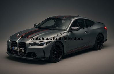 BMW M4 CSL Miniatur Modellauto Brooklyn Grey met. 1:18