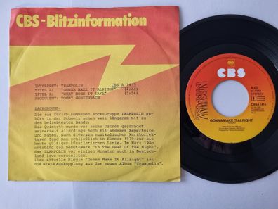 Trampolin - Gonna Make It Alright 7'' Vinyl Germany PROMO