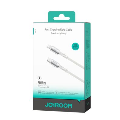 Joyroom S-A51 Cutting-Edge Series USB-C auf Lightning Kabel 30W 1,2m – Hellgrau