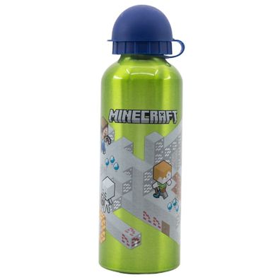 Minecraft Distorsion Aluminium Trinkflasche 530 ml – Ideal für Fans