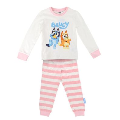 Bluey Kinder Pyjama lang – Single Jersey 100% Baumwolle Schlafanzug