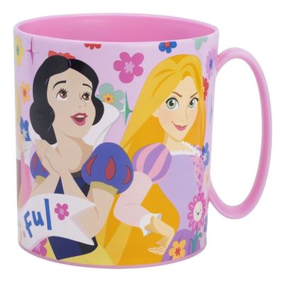 Disney Princess Becher Mikrowellengeeigneter Kunststoffbecher 390?ml – Motivbecher