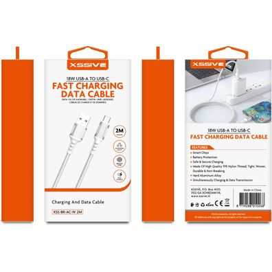 Xssive Ladekabel – USB auf USB-C – 1?m – Schnellladen & Datenübertragung