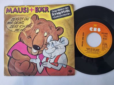 Mausi + Bär - Zeigst Du Mir Deins, Zeig' Ich Dir Meins 7'' Signiert?/ Boney M