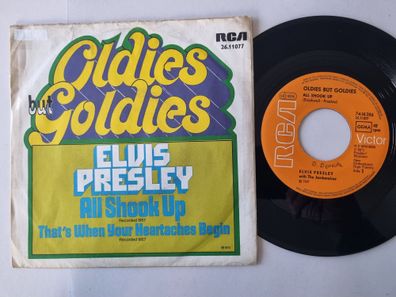 Elvis Presley - All Shook Up/ That's When Your Heartaches Begin 7'' Vinyl