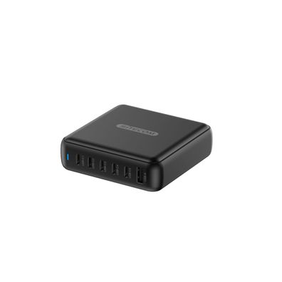 Sitecom 200W GaN Power Delivery Desktop-Ladegerät mit 6 Ports