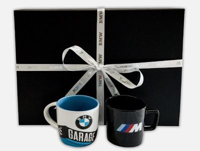 BMW M Motorsport Geschenkbox Exklusive Geschenkset Tasse Becher Kaffeetasse