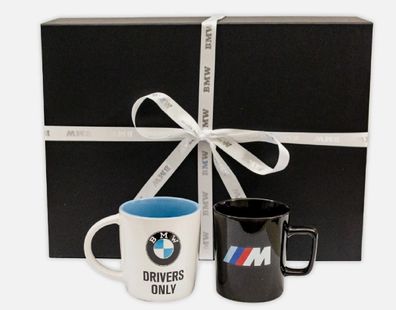 BMW M Motorsport Geschenkbox Exklusive Geschenkset Tasse Becher Kaffeetasse NEU