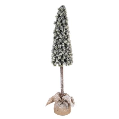 Clayre & Eef Mini-Kunstweihnachtsbaum Ø 18x78 cm Grün Kunststoff (Gr. Ø 18x78 cm)