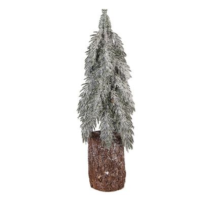 Clayre & Eef Mini-Kunstweihnachtsbaum Ø 12x32 cm Grün Holz (Gr. Ø 12x32 cm)
