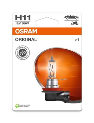 OSRAM H11 12V 55W PGJ19-2 1st. Blister