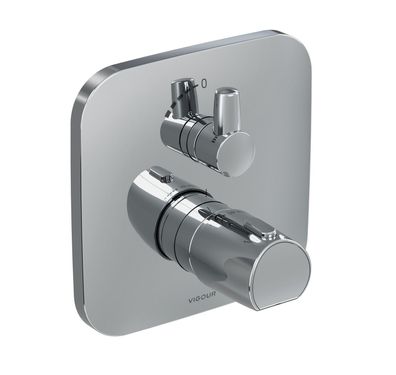 Farbset Thermostat derby V3 f. VUPK mit Mengenregulierung verchromt | DEFTM