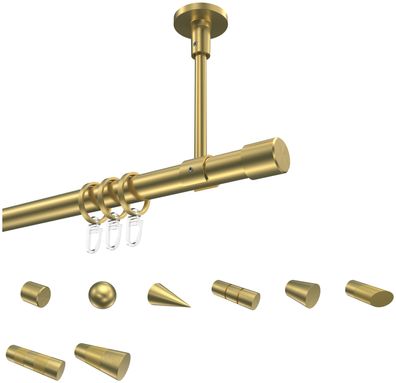 Gardinenstangen Messing-Optik 20 mm Ø Interdeco Sonette