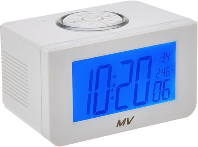 Marschall Deutsch sprechende Funkuhr 1033 Datum Uhrzeit Countdown Raumtemperatur