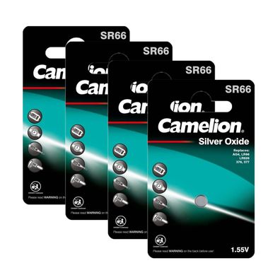 4x AG4 Uhren Batterie Knopfzelle SR66 SR626SW G4 377 V377 LR66 Silberoxid