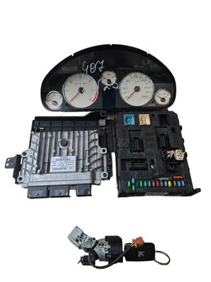 Motorsteuergerät Set 9663612380 Peugeot 407